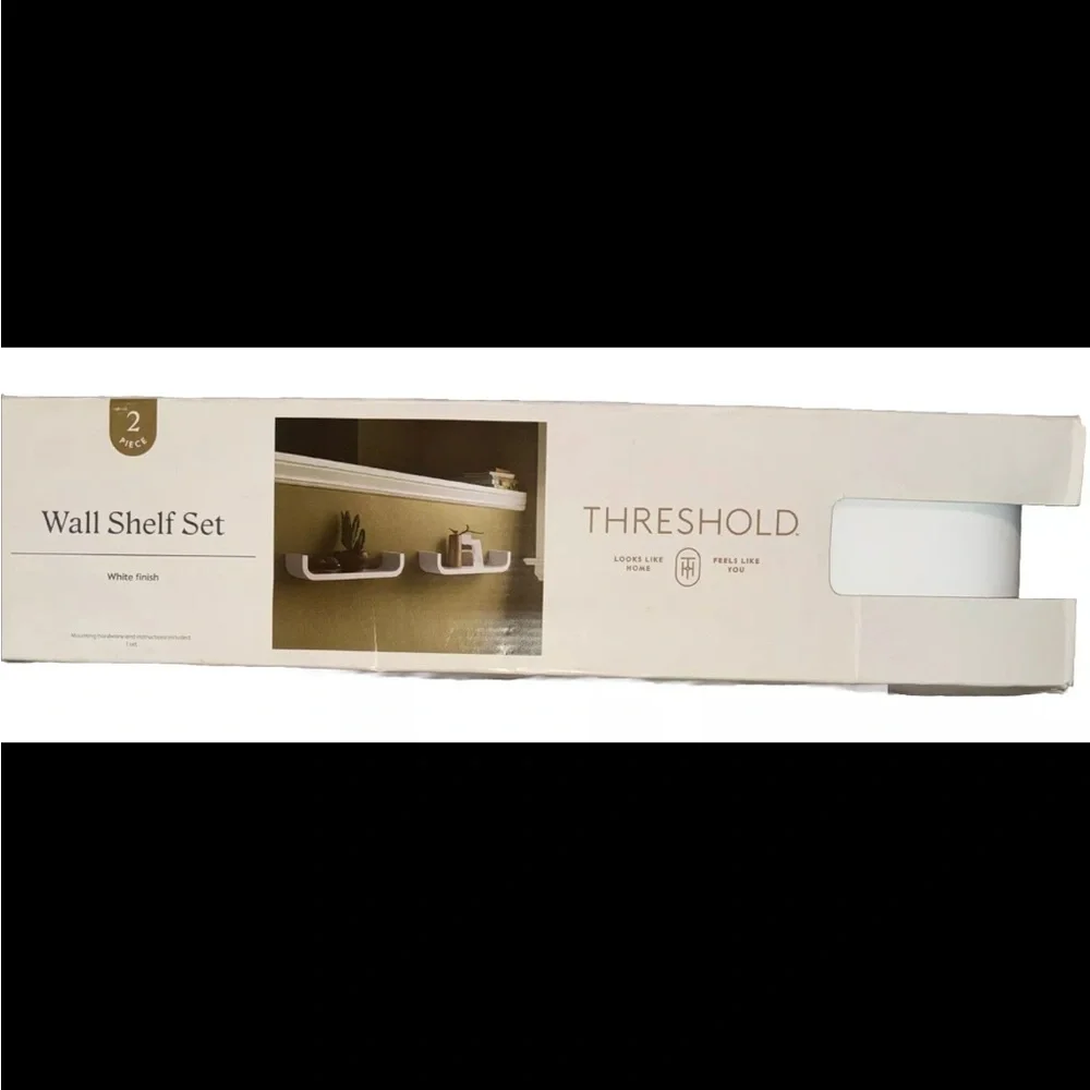 2pc Threshold Wall Shelf Set 15.75” L x 3 7/8 H 2 7/8 Hold Up To 30 Lbs. New